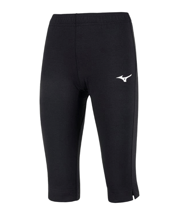Mizuno High-Kyu Capri Trainingshose Damen Schwarz F09 - schwarz