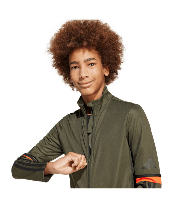 adidas Squadra 25 Trainingsjacke Kids Grün - gruen