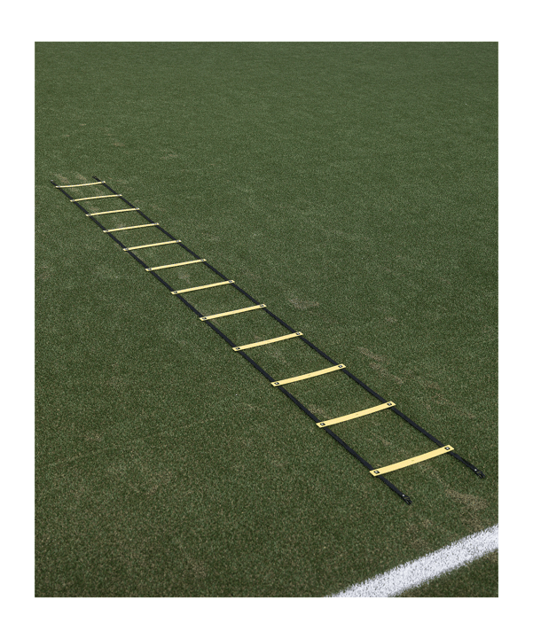 Cawila ACADEMY Koordinationsleiter 6m inkl. Tasche | fixierte Sprossen ohne Verrutschen - gelb