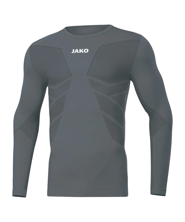 JAKO Comfort 2.0 langarm Kids Grau F40