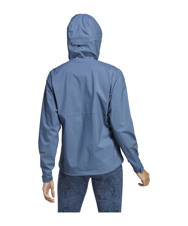 adidas Terrex Multi RAIN.RDY 2.5-Layer Rain Jacket Blue - blau