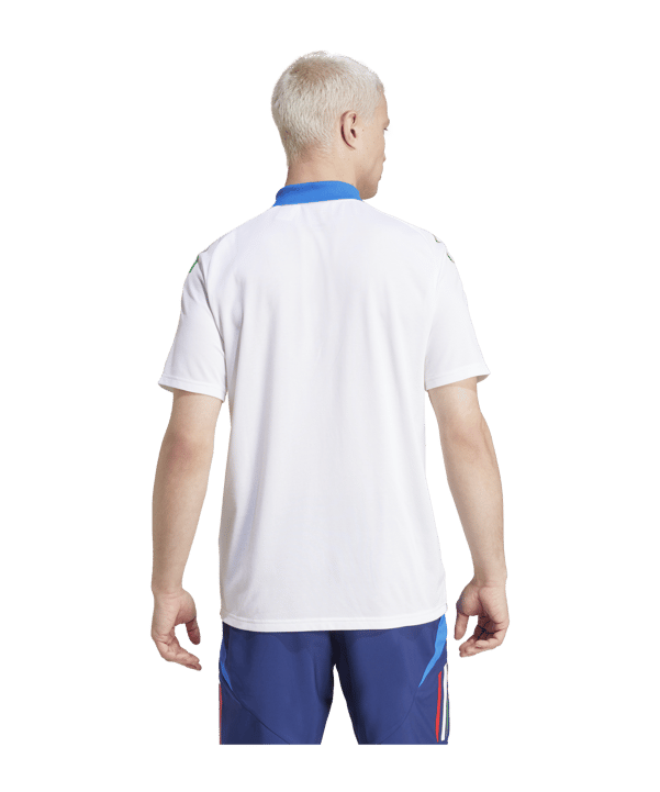 adidas Italien Poloshirt EM 2024 Weiss - weiss