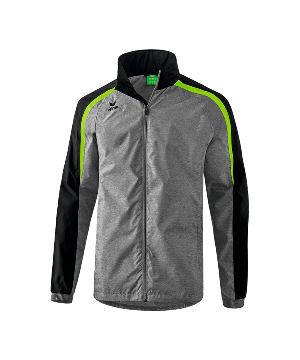 Erima Liga 2.0 Regenjacke Grau Schwarz Grün - grau