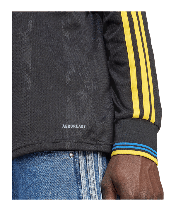 adidas Manchester United Trikot langarm 3rd 2025/2026 Schwarz - schwarz