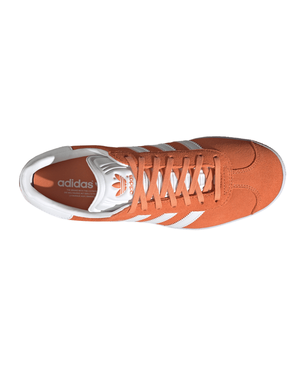 adidas Originals Gazelle Damen Orange Weiss - orange