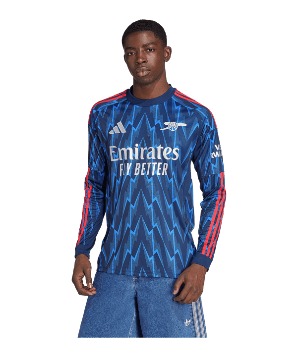 adidas FC Arsenal London Trikot langarm Away 2025/2026 Blau - blau
