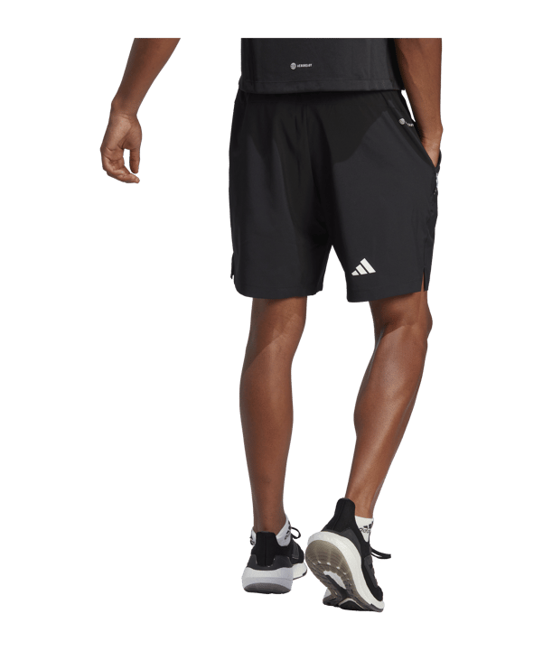 adidas 3Bar Short Schwarz Rot Blau - schwarz