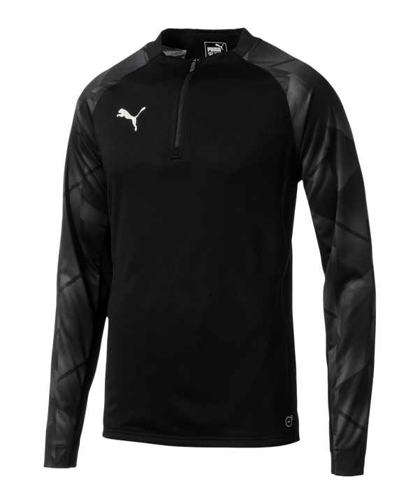PUMA Football NEXT 1/4 Zip Top Sweatshirt F01 - schwarz