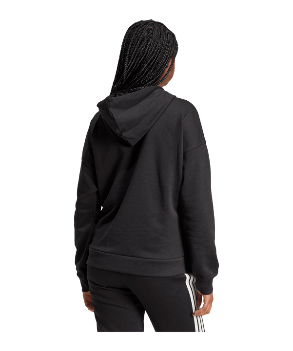 adidas Essentials Linear Hoody Damen Schwarz - schwarz