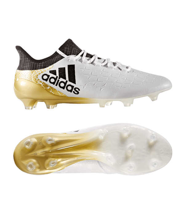adidas X 16.1 FG Weiss Gold - weiss