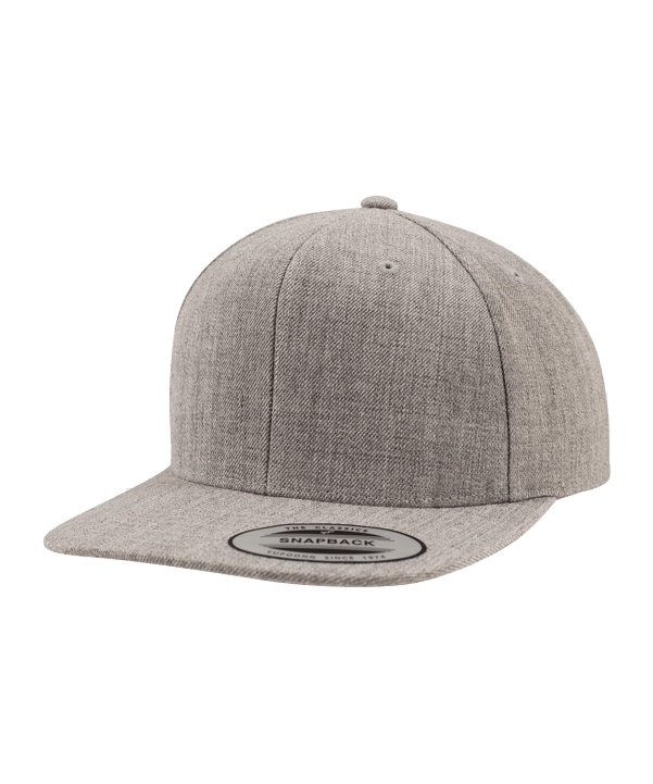 Merch Classic Snapback Cap Heather Grey - grau