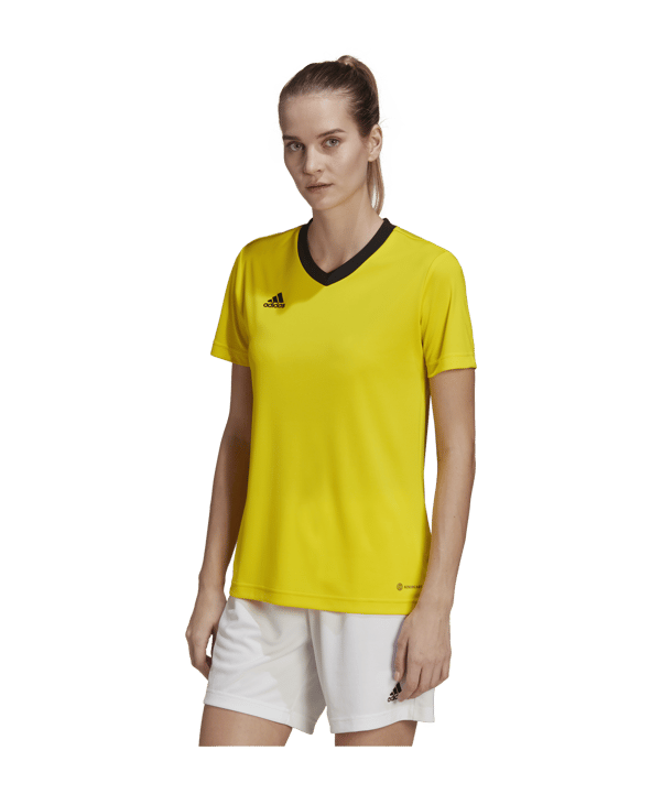 adidas Entrada 22 Trikot Damen Gelb Schwarz - gelb