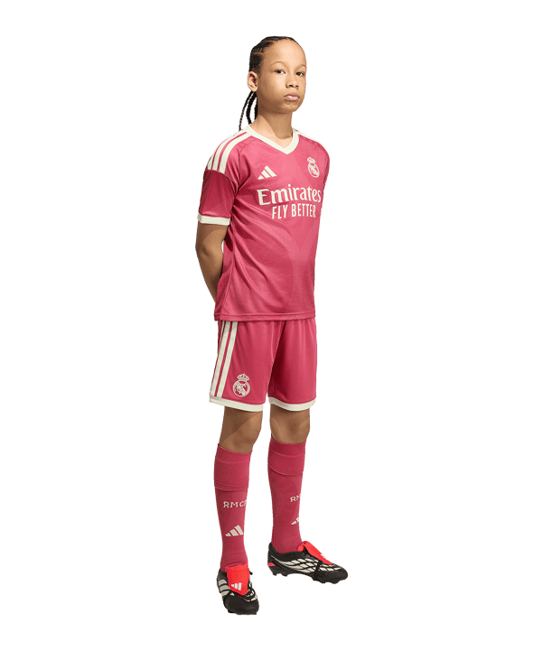 adidas Real Madrid Maillot 3rd 2026/2027 Enfants Rose - rose