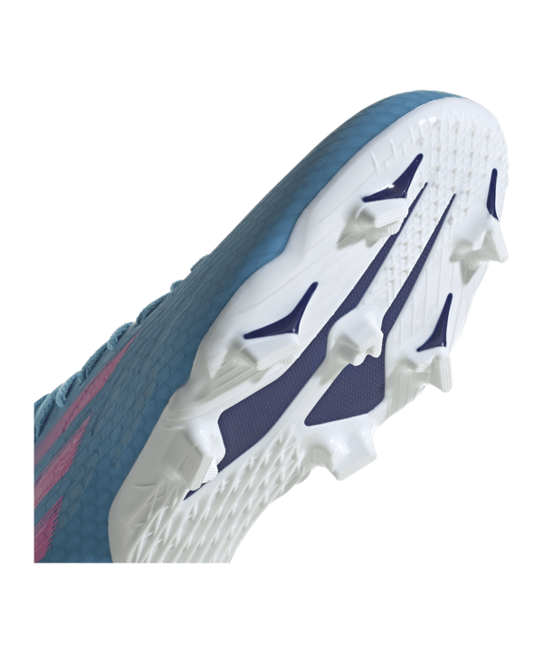 adidas X SPEEDFLOW.3 FG Sapphire Edge Blau Pink Weiss - blau