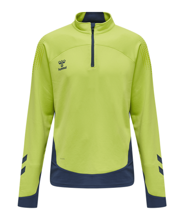 Hummel hmlLEAD HalfZip Sweatshirt Kids Grün F6242 - gruen