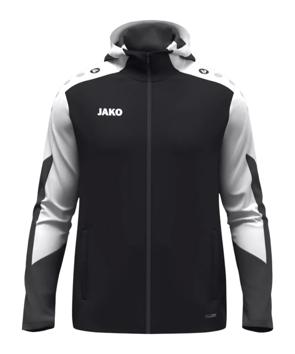 JAKO Dynamic Kapuzenjacke Schwarz F826 - schwarz