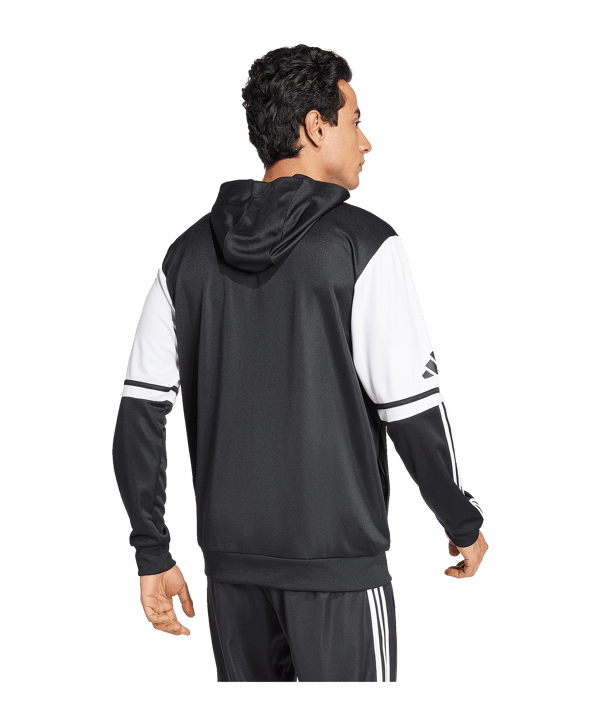 adidas Squadra 25 Kapuzenjacke Schwarz - schwarz