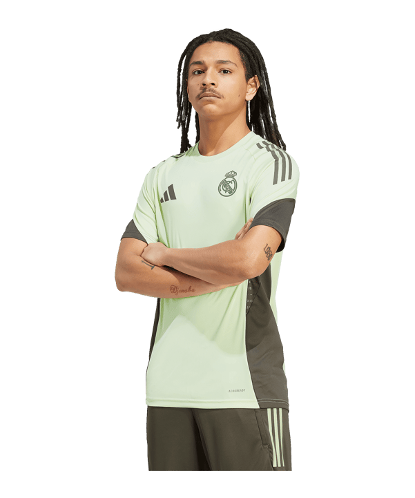 adidas Real Madrid Trainingsshirt Grün - gruen