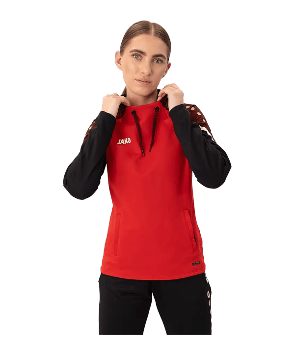 JAKO Hoody Donna Rosso C101 - rosso