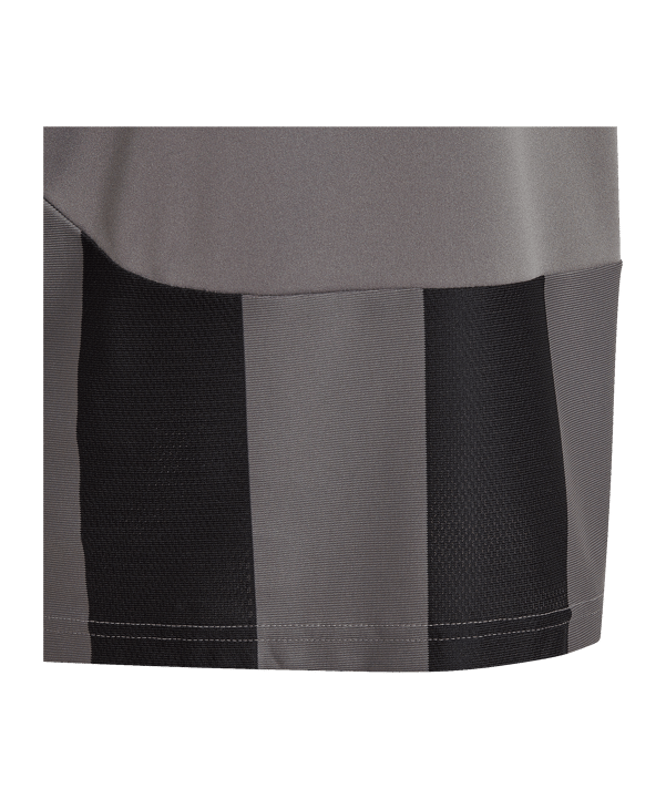 adidas Striped 24 Trikot Kids Grau Schwarz - grau
