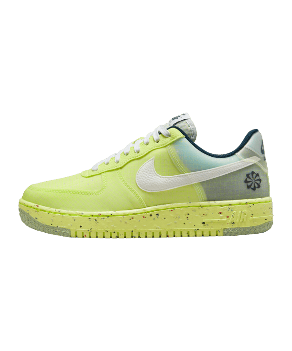 Nike Air Force 1 Crater Gelb Weiss Blau F700 - gelb