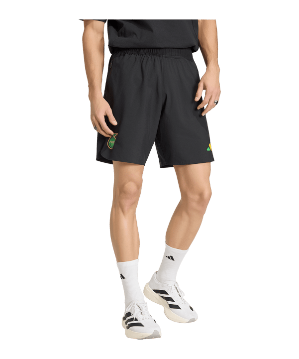 adidas Jamaika x Bob Marley Tiro Travel Short Schwarz