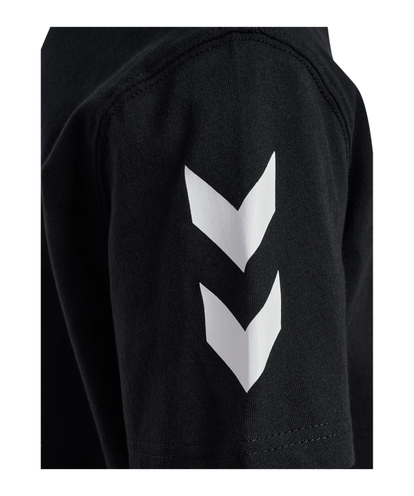 Hummel Go 2.0 Chevron T-Shirt Kids Schwarz F2001 - schwarz
