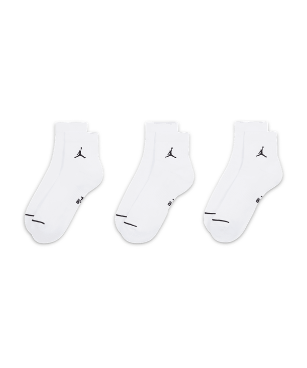 Jordan Everyday Ankle Socken 3er Pack Weiss F100 - weiss