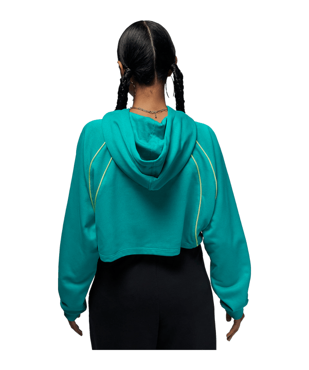 Jordan Crop Fleece Women Hoody Damen Blau F010 - blau