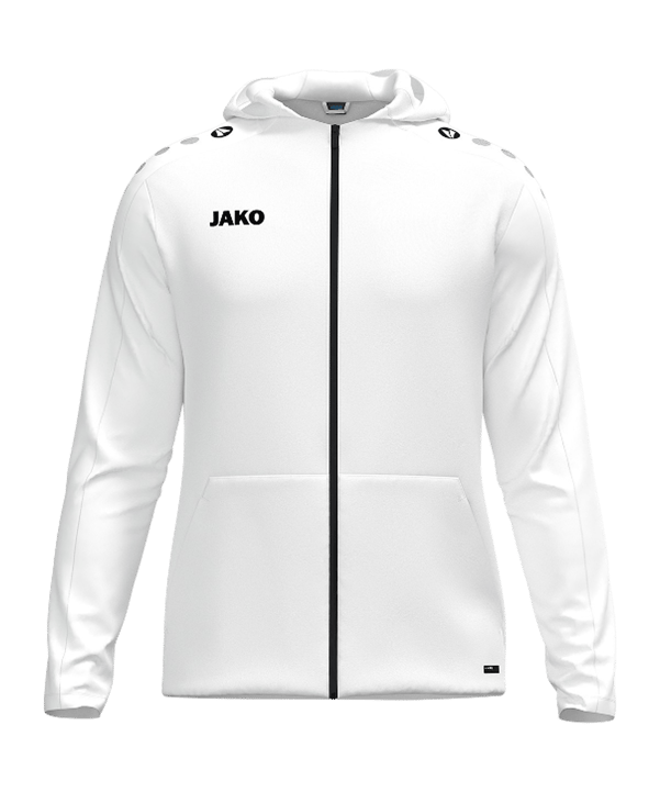 JAKO One Kapuzenjacke Kids Weiß F0 - weiss