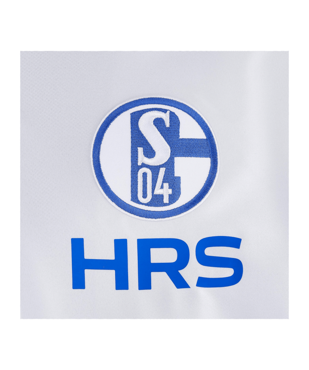 adidas FC Schalke 04 Anthem Präsentationsjacke Weiß - weiss