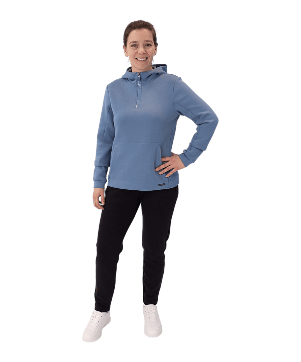 JAKO Pro Casual Hoody Damen Blau F445 - blau