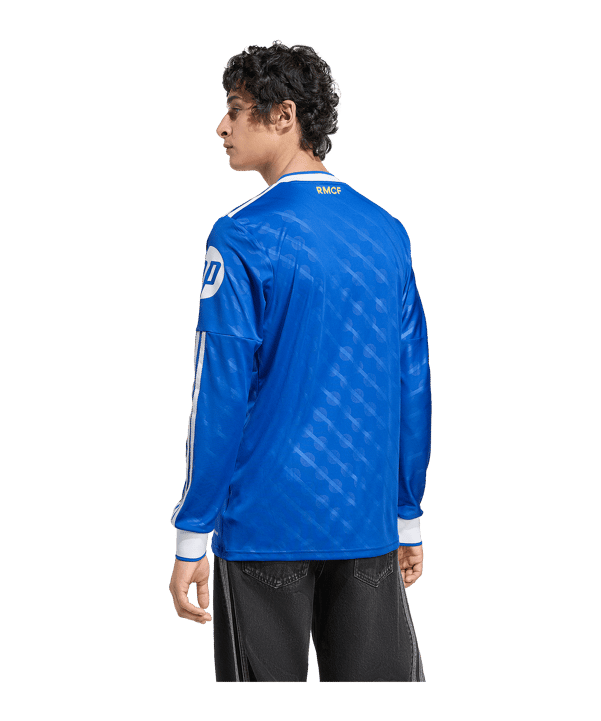 adidas Real Madrid Trikot langarm 3rd 2025/2026 Blau - blau