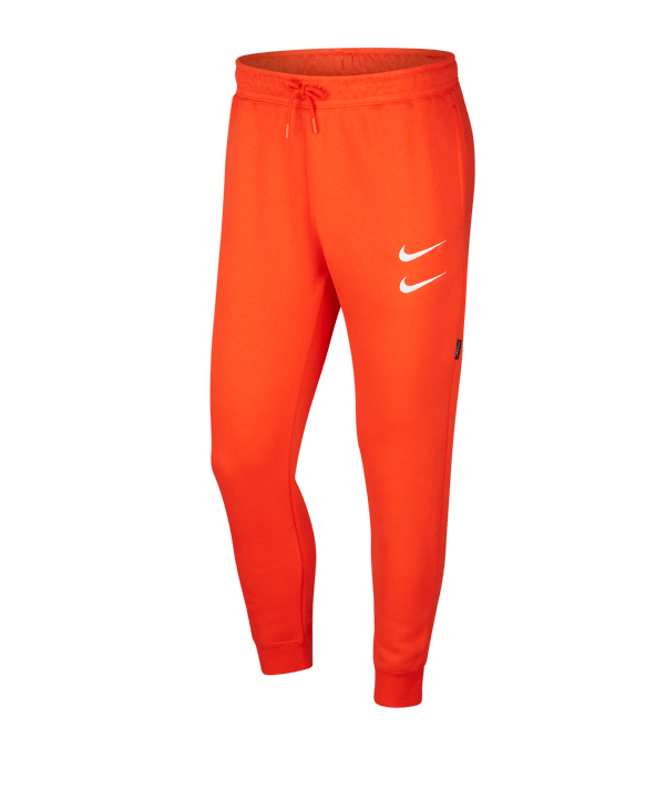 Nike Swoosh Pants Hose lang Orange F891 - orange
