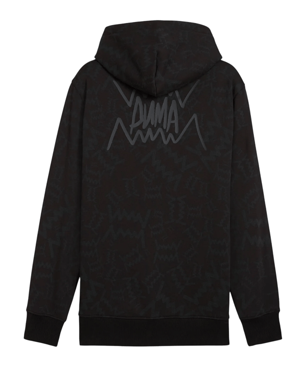 PUMA Teamjaws Post Game Hoody Schwarz F01 - schwarz