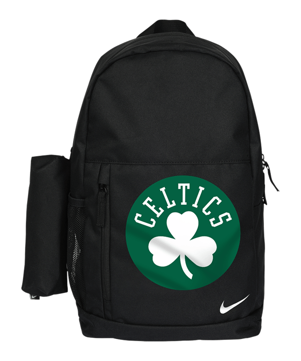 Nike Boston Celtics NBA Elemental 20L Rucksack Schwarz Fnaw - schwarz