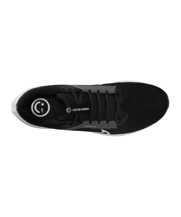 Nike Pegasus 40 Schwarz Weiss Grau F001 Laufschuh - schwarz