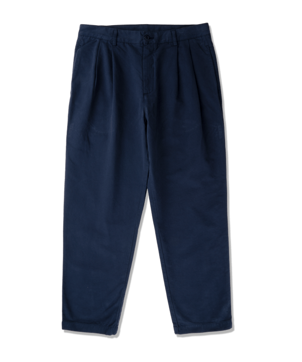 Stan Ray Twill Double Pleat Chino Blau - blau