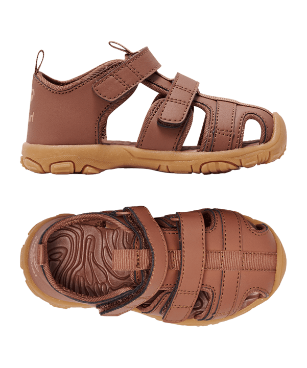 Hummel Sandal Velcro Badelatsche Kids Braun F8199 - braun