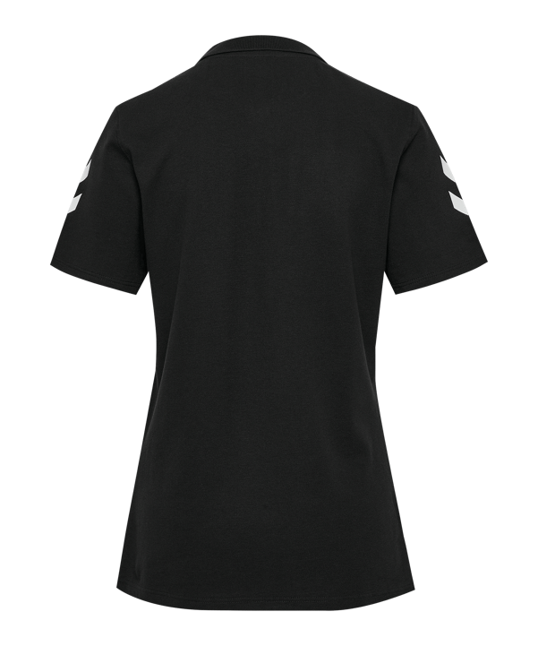 Hummel Go 2.0 Chevron Polo Damen Schwarz F2001 - nero