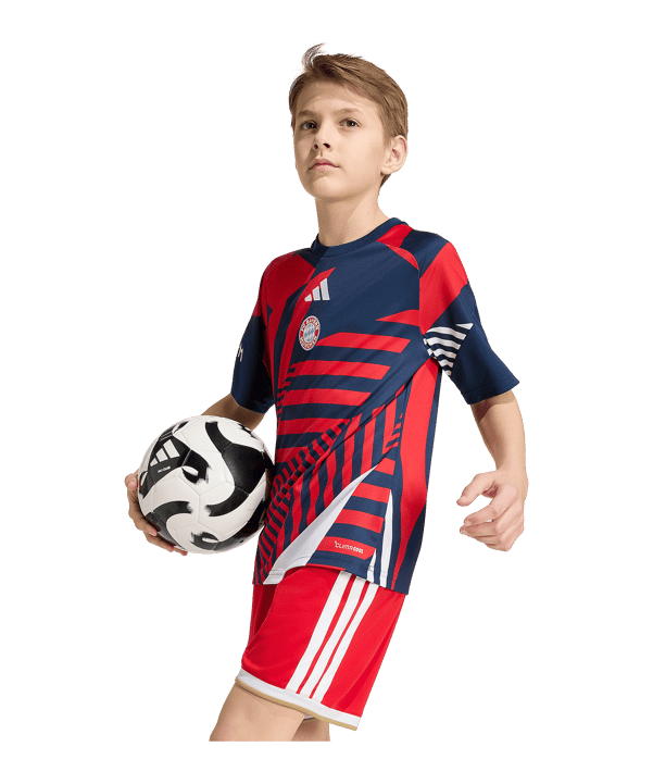 adidas FC Bayern München Pre Match Trikot 2026/2027 Kids Blau - blau