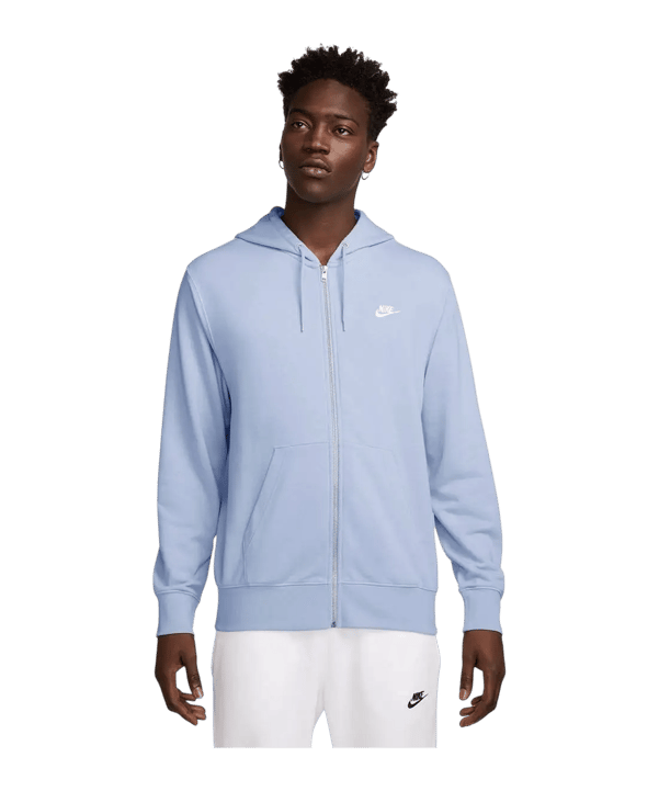 Nike Club Veste à capuche Bleu C407 - bleu