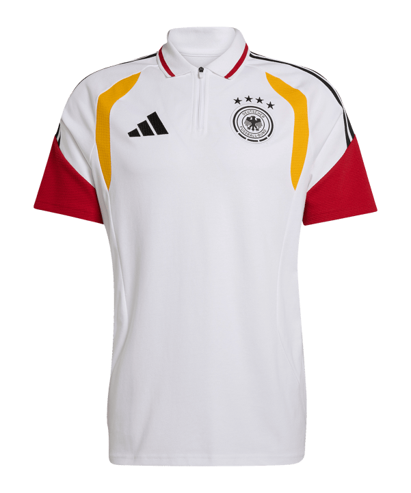 adidas DFB Germania Tiro Polo Bianco - bianco