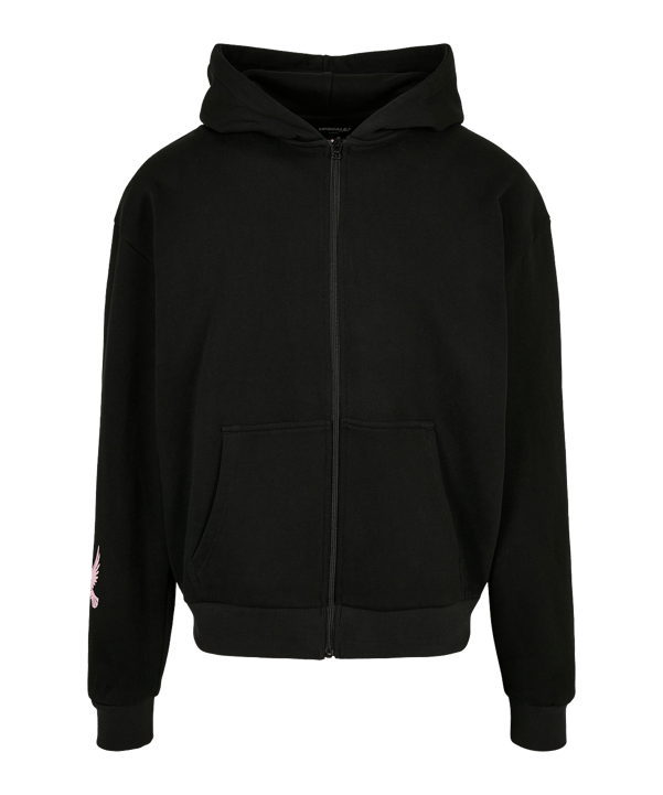 Mister Tee Doves O Fullzip Sweatshirt Schwarz - schwarz