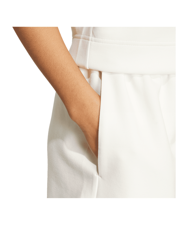 adidas Soft Lux Loose Short Damen Weiß - weiss