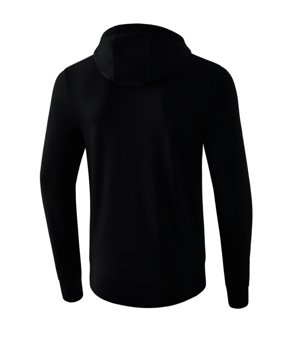 Erima Basic Kapuzenjacke Schwarz - schwarz