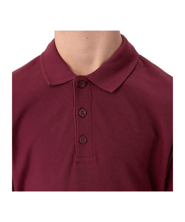 JAKO Organic Polo Enfants Rouge C130 - rouge