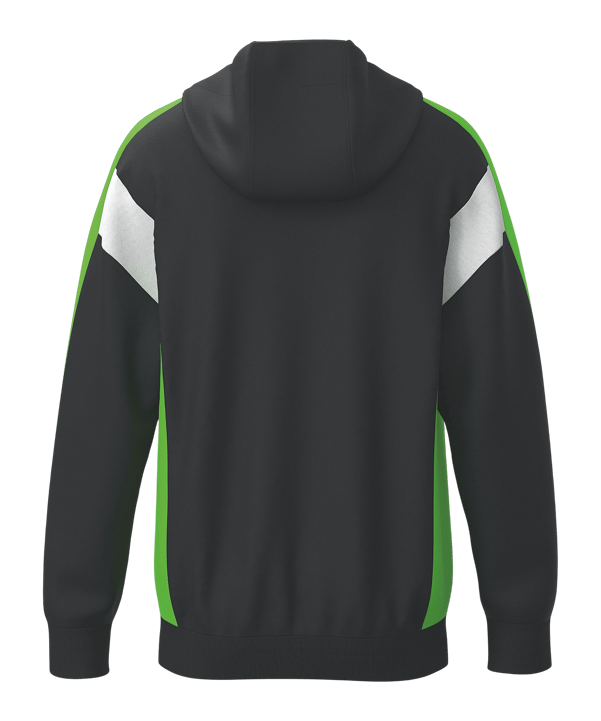 Erima Celebrate 125 Kapuzenjacke Schwarz Fschwarzgreengecko - schwarz