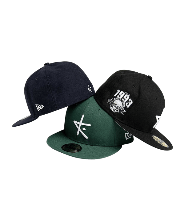 New Era x Kickz Logo Cap Blau - gruen