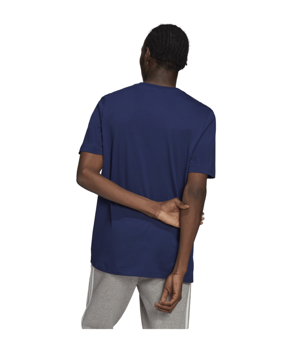 adidas Originals T-Shirt Blau Weiss - blau